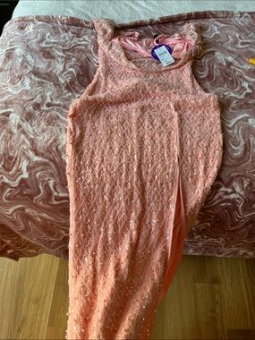 Windsor Pink Beaded Formal Gown